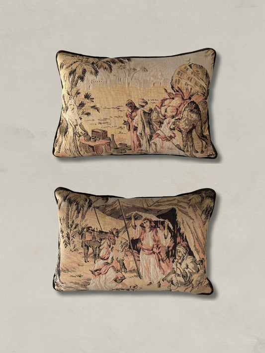 The In Sable Pillows, a pair